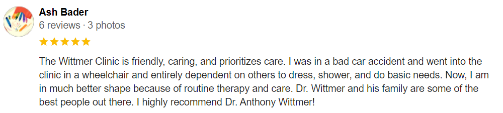 Chiropractic Winter Park FL Testimonial